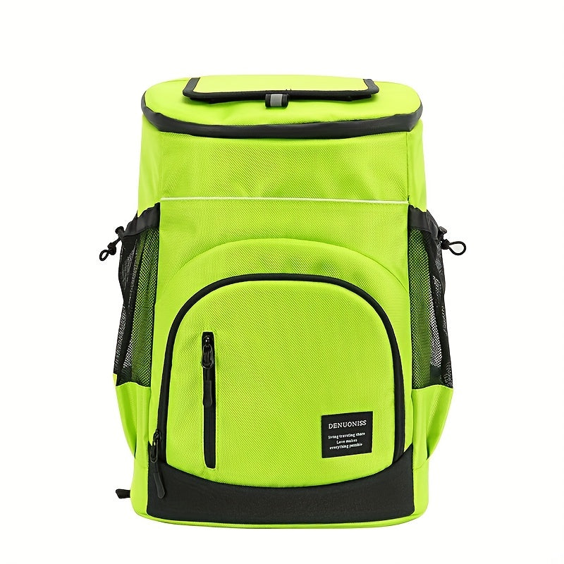 30L Portable Cooler Bag Double Shoulder Insulation for Outdoor Camping Hiking