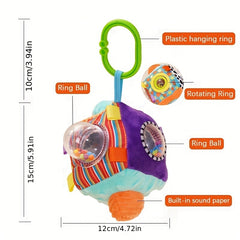 Baby Stroller Hanging Toy Rattle Pendant for Infants 0-3 Years Old