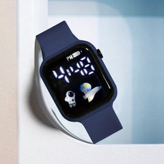 Astronaut Pattern Digital Screen Watch for Boys Girls Teens