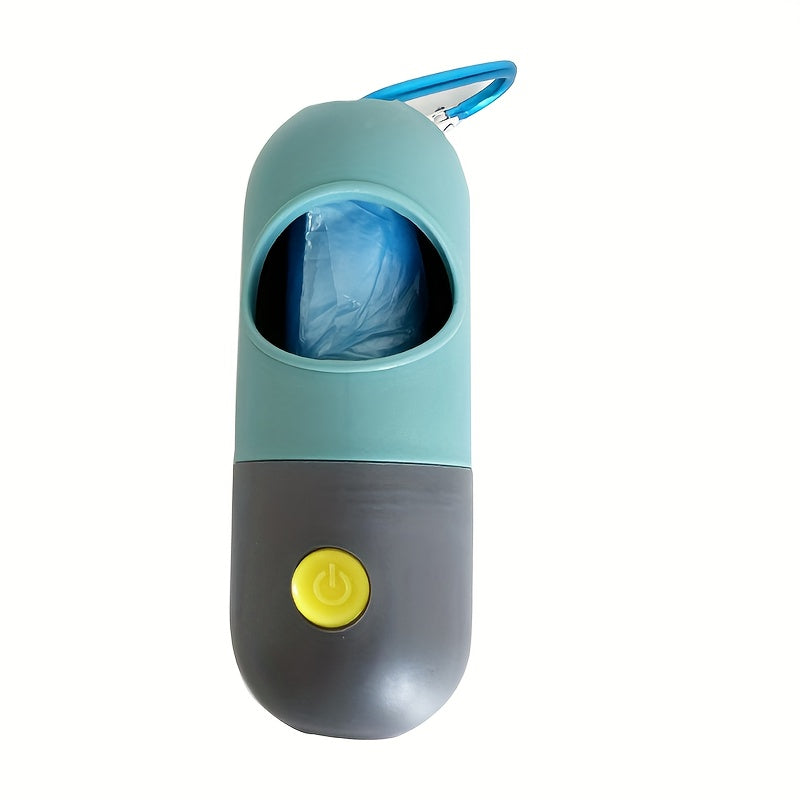 LED Light Dog Poop Bag Dispenser Spoon Pet Cleaning Accessory