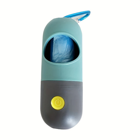 LED Light Dog Poop Bag Dispenser Spoon Pet Cleaning Accessory