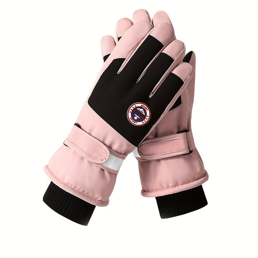 Winter Fleece Warm Gloves Full Fingers Thermal Touch Screen Gloves