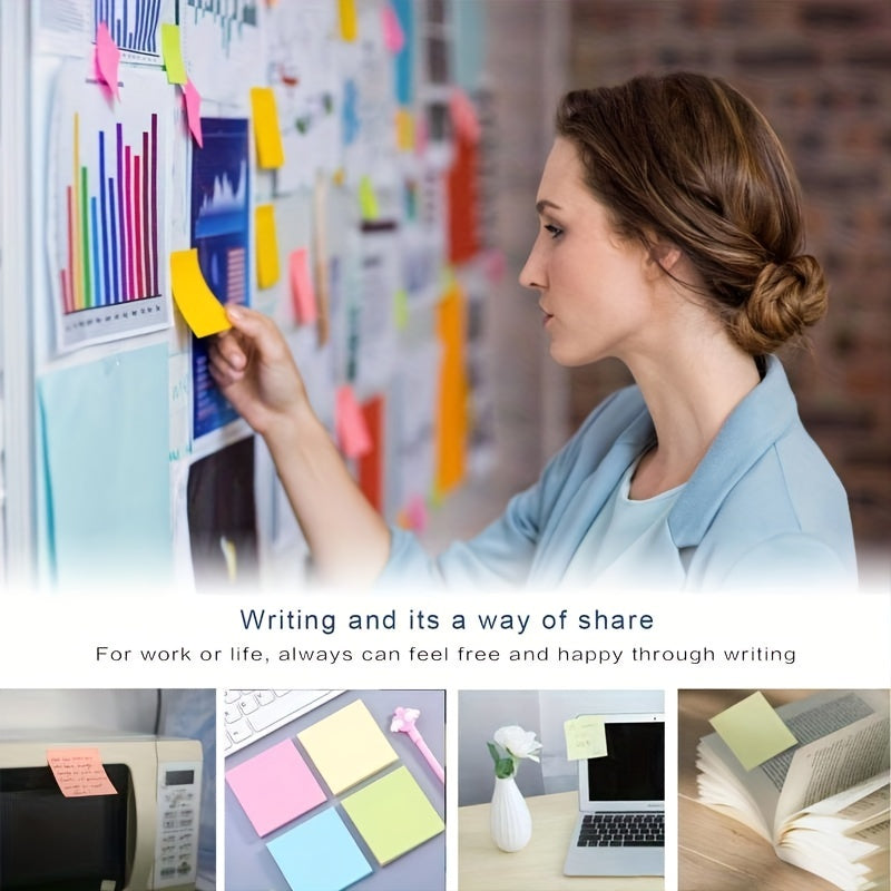 Colorful Solid Office Convenience Stickers