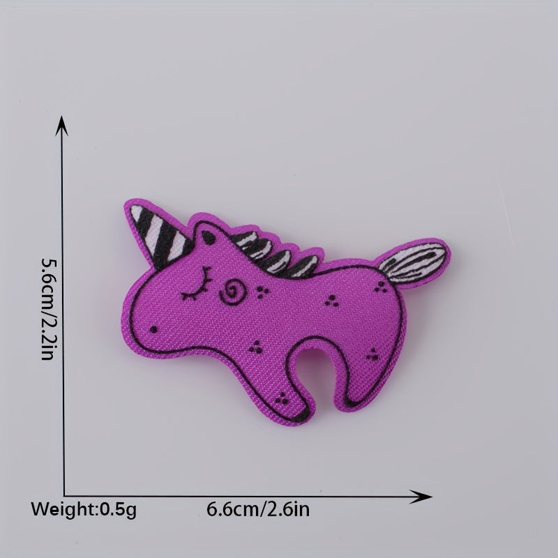 3pcs DIY 3D Printing Animal Cloth Stickers for Kids Clothing Decoration