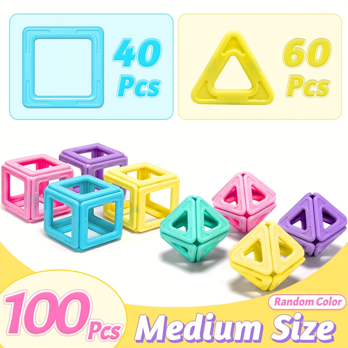 Macaon Magnetic Building Blocks Set Educational Construction Toy