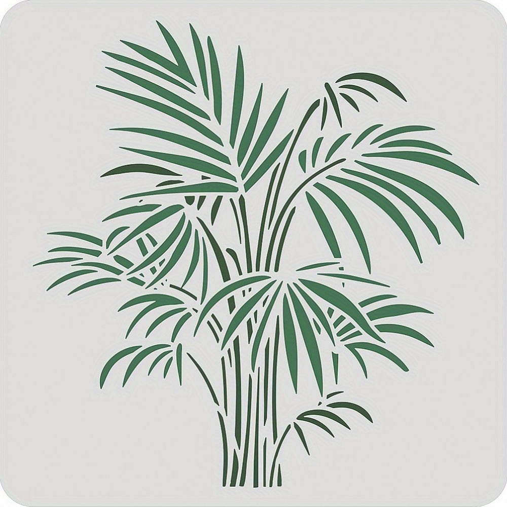Reusable Leaf Pattern Stencil for DIY Painting - 1Pc 30x30cm