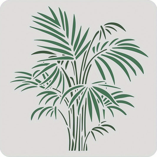 Reusable Leaf Pattern Stencil for DIY Painting - 1Pc 30x30cm