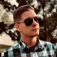 Polarized Aviator Sunglasses Metal Men's Women's Driving Glasses