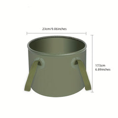 Collapsible PVC Bucket 7L Water Basin for Camping & Fishing