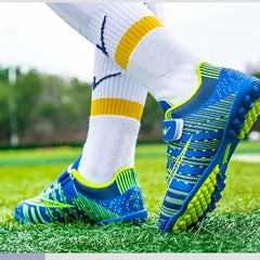 Kid's Turf Football Boots with Fastener Outdoor TF Soccer Cleats