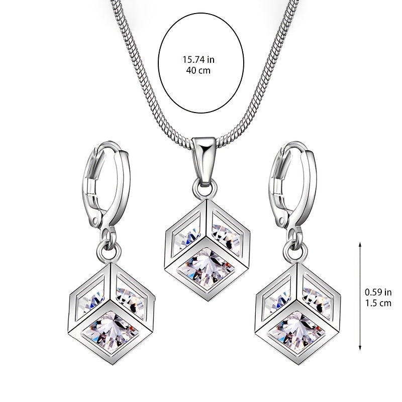Crystal Jewelry Set Bridal Women Accessories