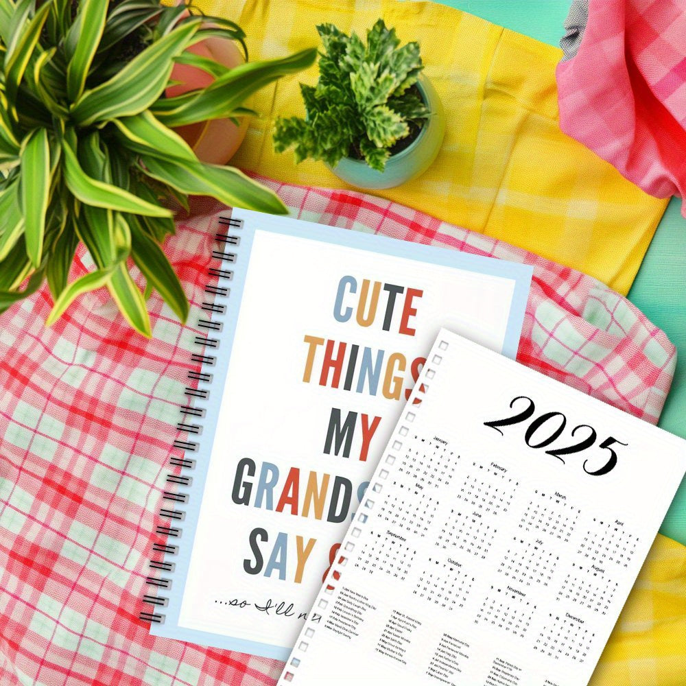 Grandparents Spiral Notebook Journal for Grandma Memory Book Mother's Gift