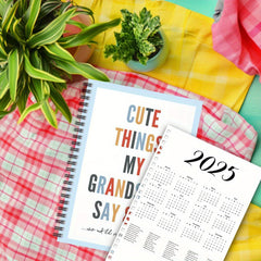 Grandparents Spiral Notebook Journal for Grandma Memory Book Mother's Gift