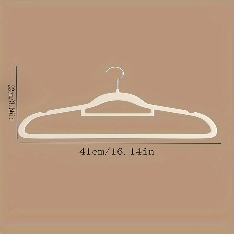 10pcs Velvet Hanger Heavy Duty Non-slip Hanger for Coats Pants and Dress Clothes