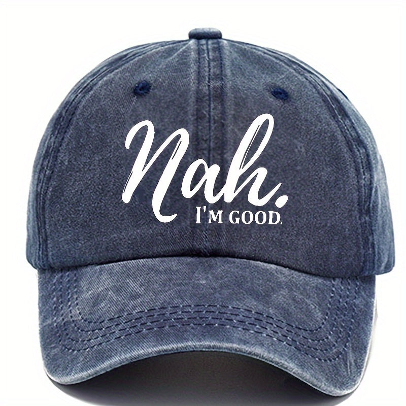 Printed Baseball Cap Vintage Dad Hat Sun Hat Fishing Mountaineering