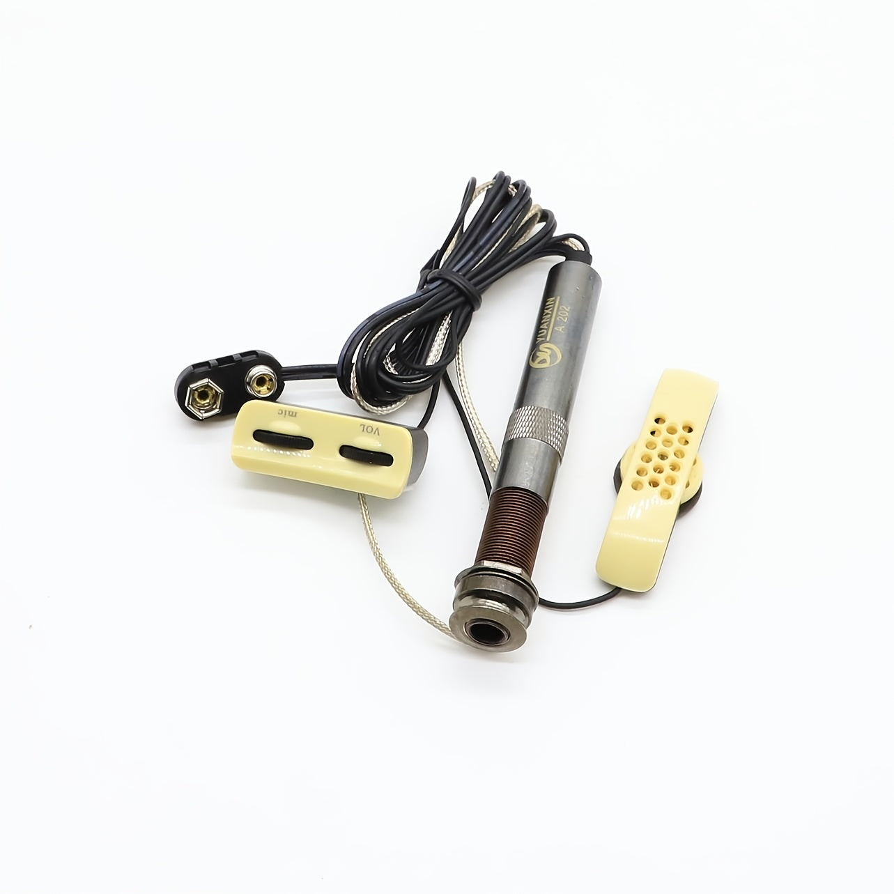Guitar Soundhole MIC Volume Control Tail Nail Output