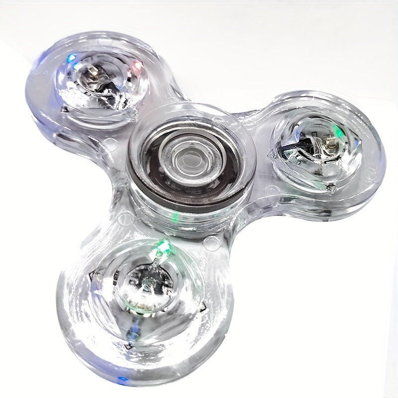 LED Hand Spinner Glow in the Dark Fingertip Gyroscope Toy