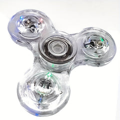 LED Hand Spinner Glow in the Dark Fingertip Gyroscope Toy