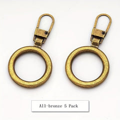 5pcs Metal Pendant Accessories for Box Bag Coat Shoes
