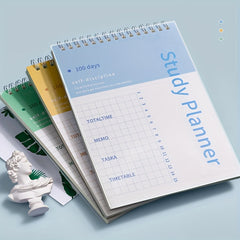 Undated Daily Planner Memo Book with Calendar Organizer