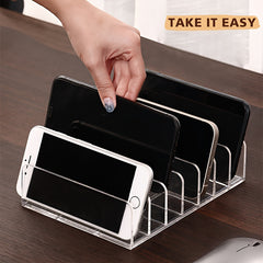 7 Grids Desktop Organizer Holder for Tablet & Cell Phone