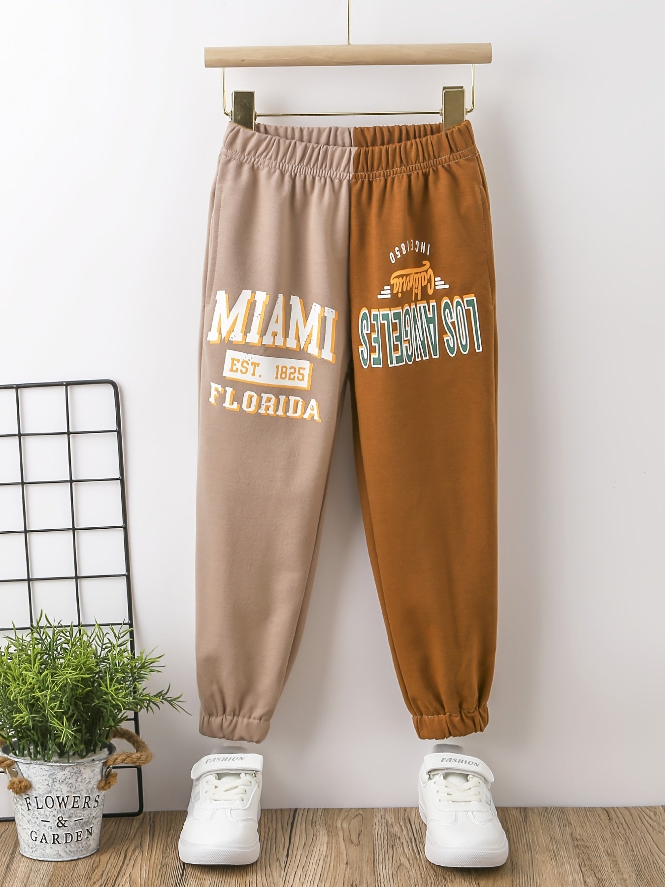 Boys Patchwork Sweatpants