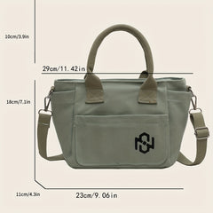 Vintage Crossbody Tote Bag Retro Top Handle Satchel Women's Casual Handbag