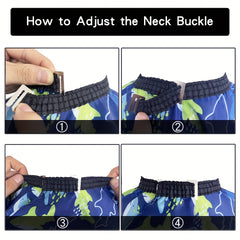 Kids' Hairdresser Cape with Snap Closure