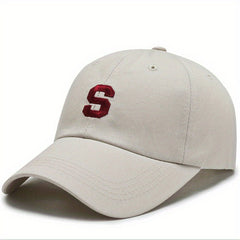 Smiling Face Embroidery Baseball Cap Couple Sun Hats Unisex Dad Hats