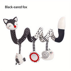 Newborn Comfort Baby Toy Car Pendant Plush Bed Bell Early Education