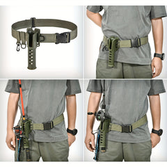 Fishing Rod Belt Holder Waist Hanging Rod Bracket Tackle
