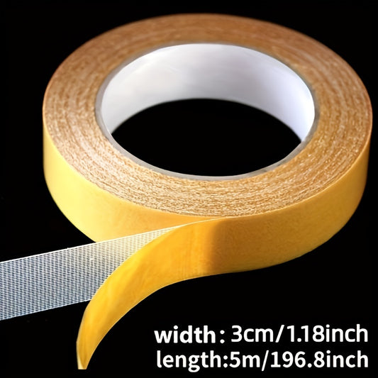 Strong Double Sided Carpet Adhesive Tape Translucent Mesh Waterproof