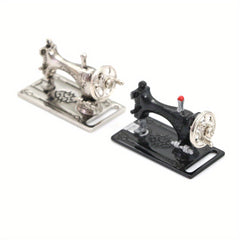 1:12 Scale Metal Sewing Machine Dollhouse Accessory