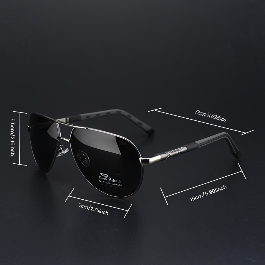Cookshark Men's Polarized Driver Mirror Driving Sunglasses