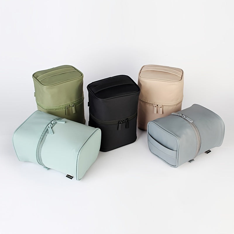 Cylinder Makeup Bag Small Brush Holder Organizer