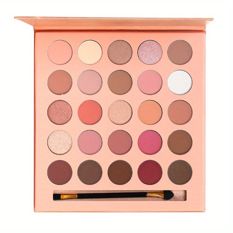 Elf 25 Shade Cream Eyeshadow Palette Matte & Pearly Finish