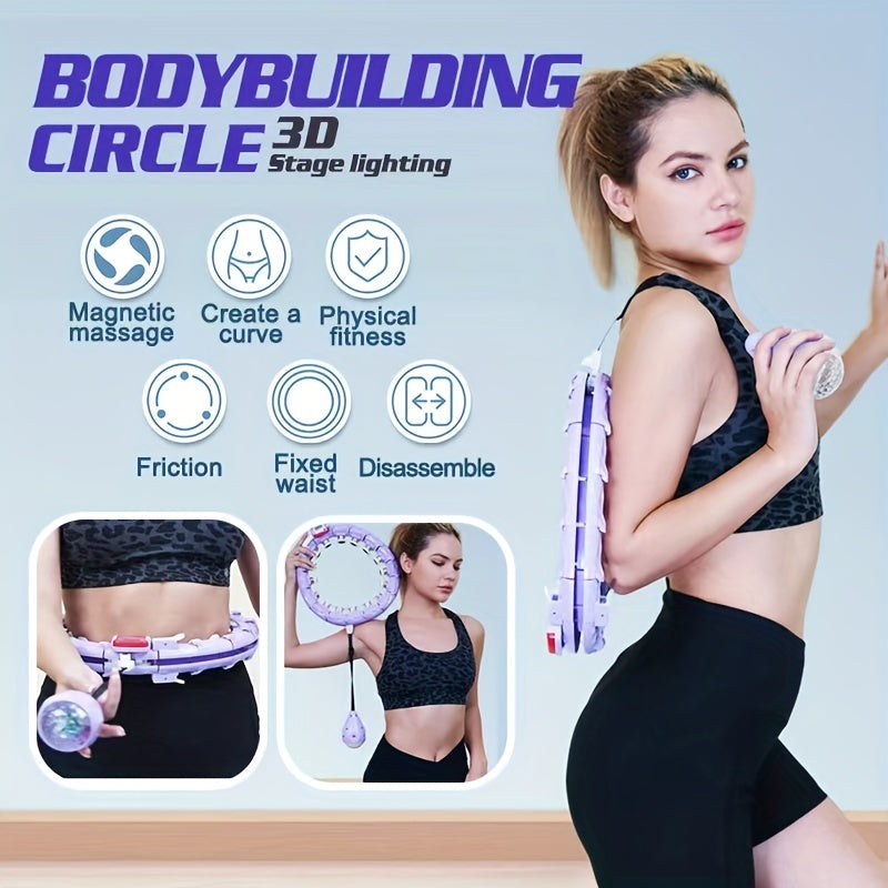 Smart Weighted Fitness Hoop for Waist Abdomen Training