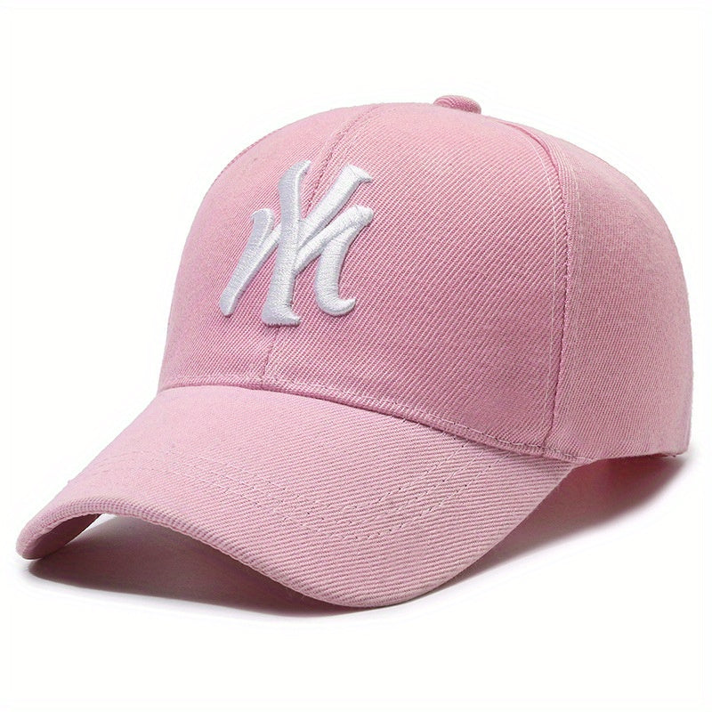 Gothic Letter Embroidered Baseball Cap Hip Hop Dad Hat Adjustable Sports Sun Hat
