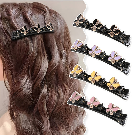 6 PCS Butterfly Hair Clips Boho Hair Slides Non Slip Hair Decoration