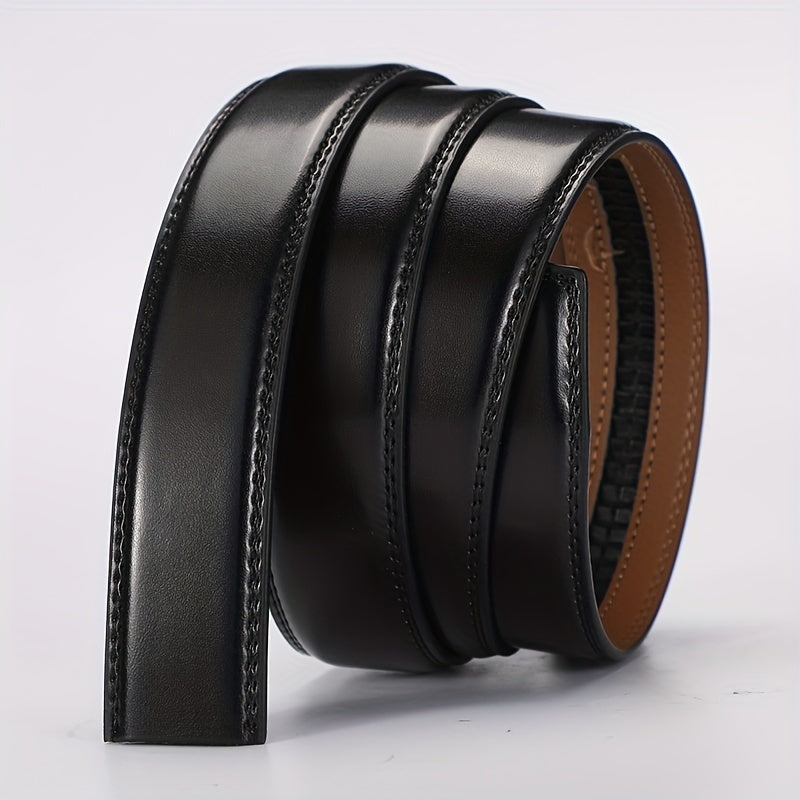 Men's Business Automatic Buckle Leather Belt