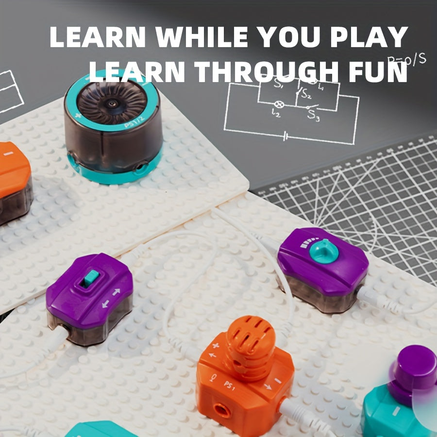 Kids Electronic Exploration Kit - Safe & Easy Circuit Building Set