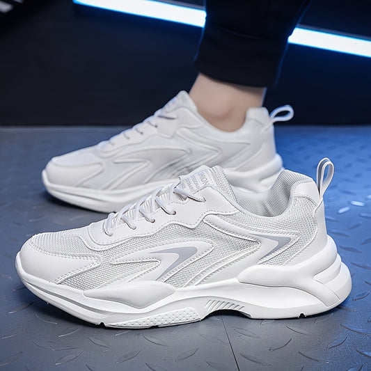 Men's Chunky Lace Up Shoes Soft Sole Sneakers