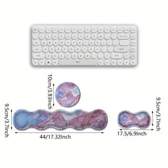 Ergonomic Mouse Pad Keyboard Mousepad With Wrist Support