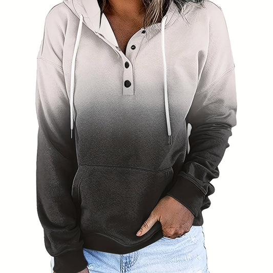 Casual Long Sleeve Hoodie Drawstring Hoodies Sweatshirt