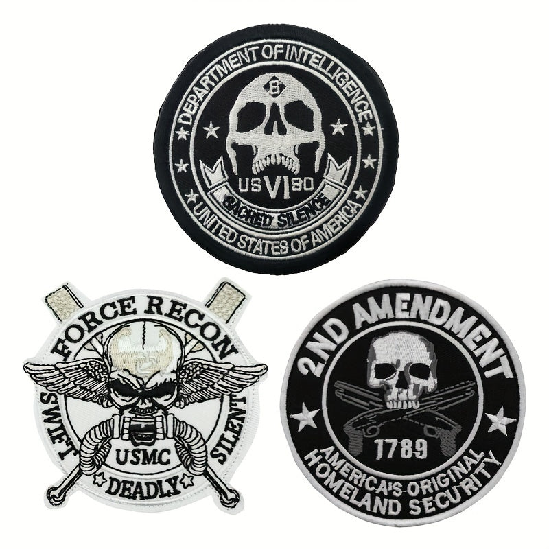 Men's Seal Team Six Arm Patch Magic Sticker Military Fan Pack