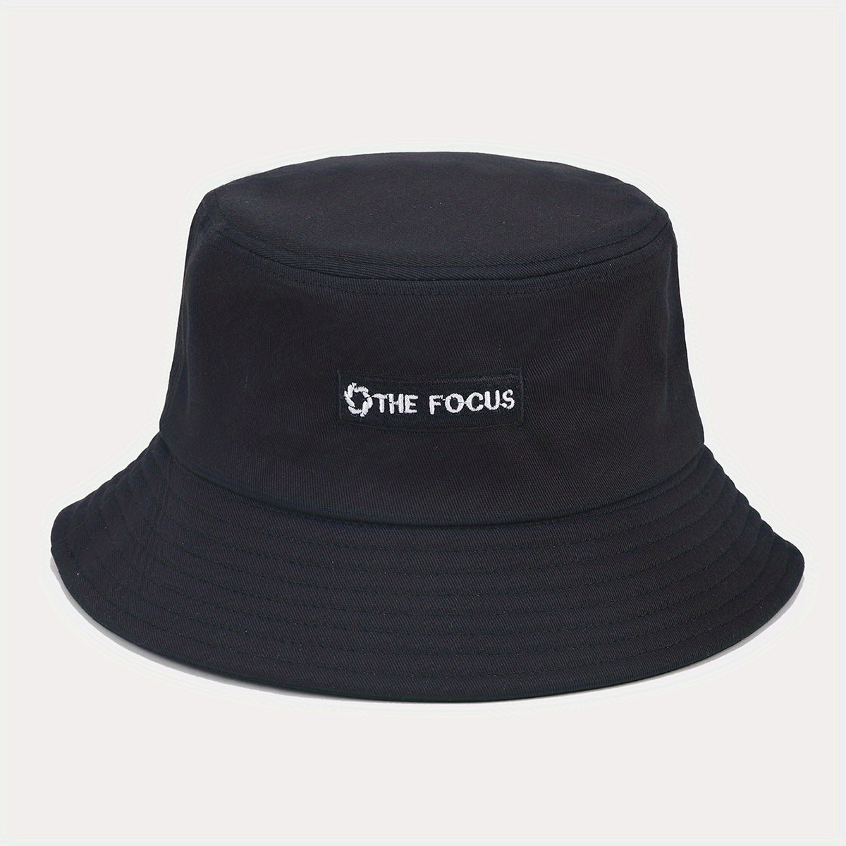 Letter Embroidery Bucket Hat Unisex Sun Protection Basin Hat