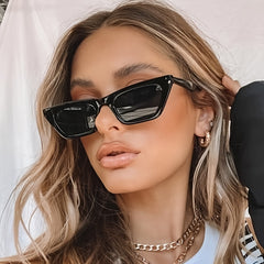 Vintage Small Cat Eye Sunglasses For Women UV400 Lenses