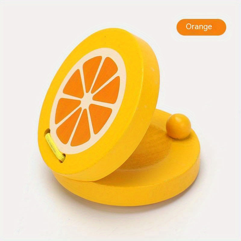 Wooden Lotus Soundboard Fruit Pattern Kindergarten Toy