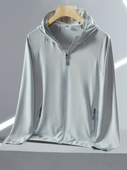 Men's Sun Protection Hooded Jacket for Outdoor Activities