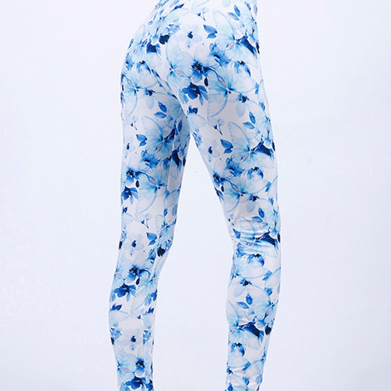 Floral Printed Yoga Pants High Waist Leggings